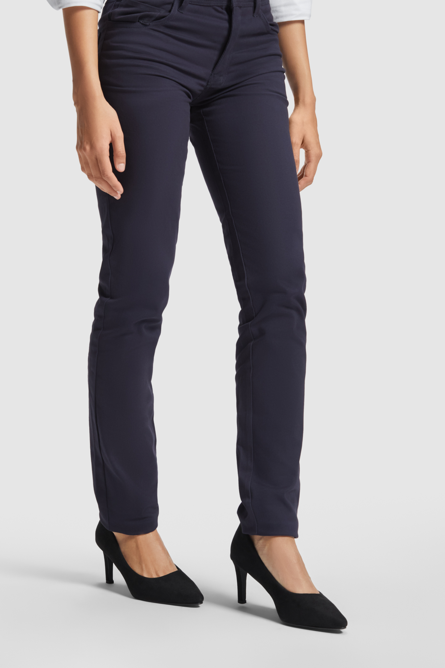 Pantaloni bleumarin dama bumbac 280g Hilton