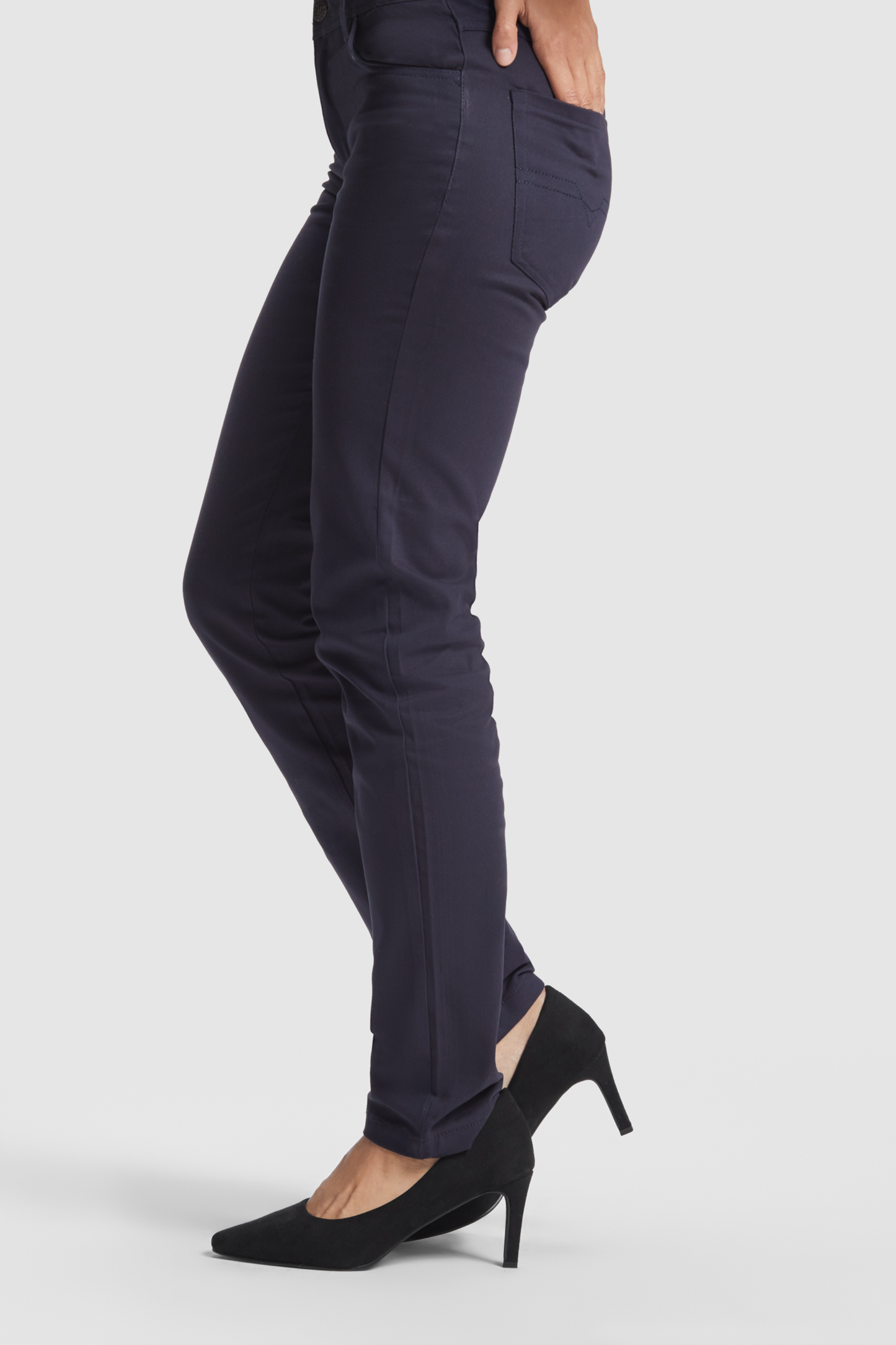 Pantaloni bleumarin dama bumbac 280g Hilton