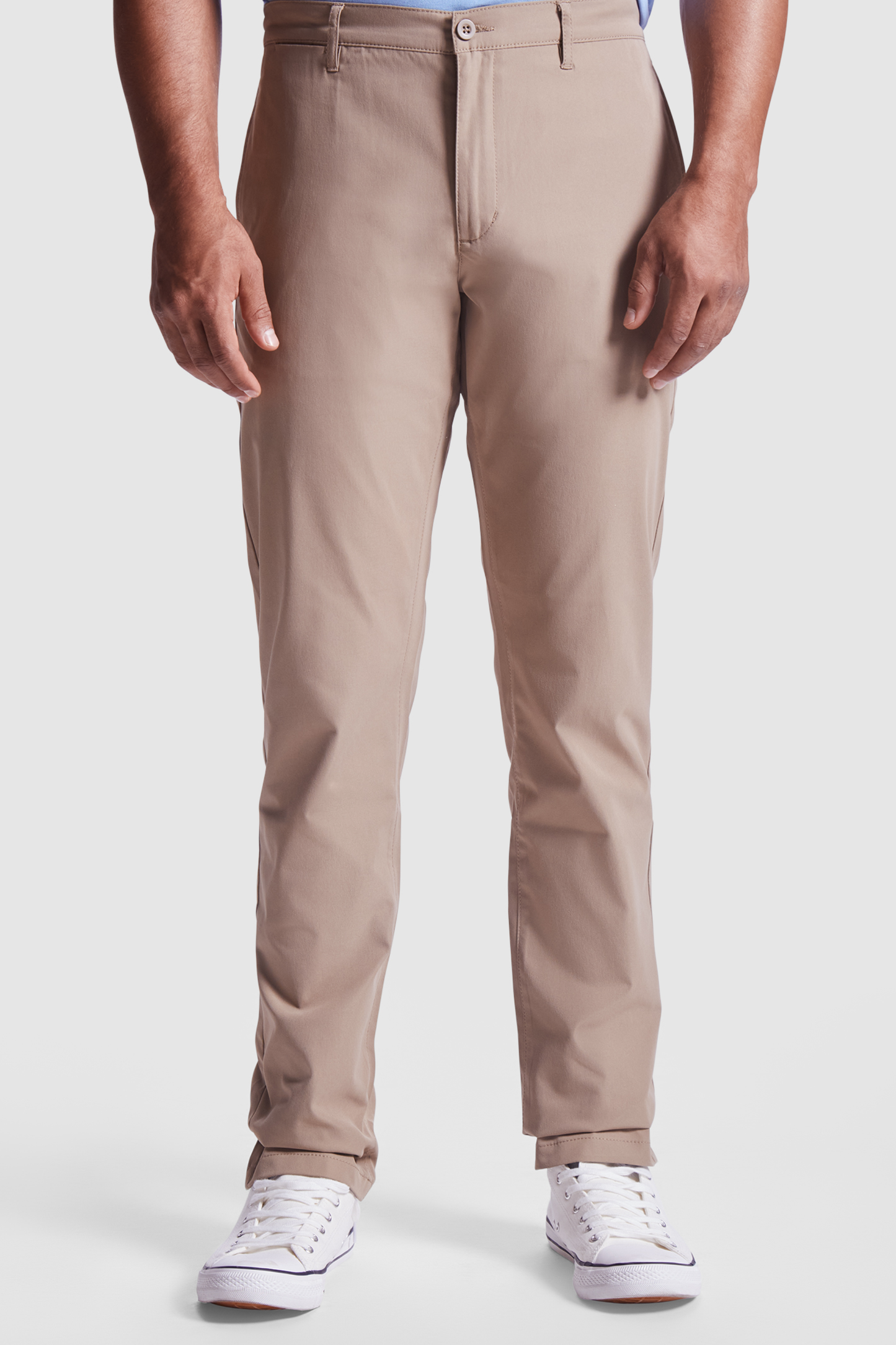 Pantaloni chino negri barbat bumbac/eme 200g Beverly