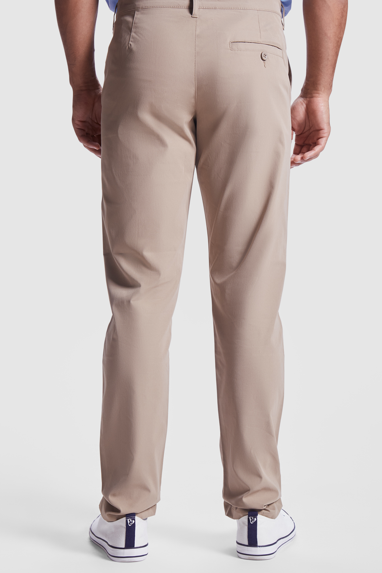 Pantaloni chino negri barbat bumbac/eme 200g Beverly