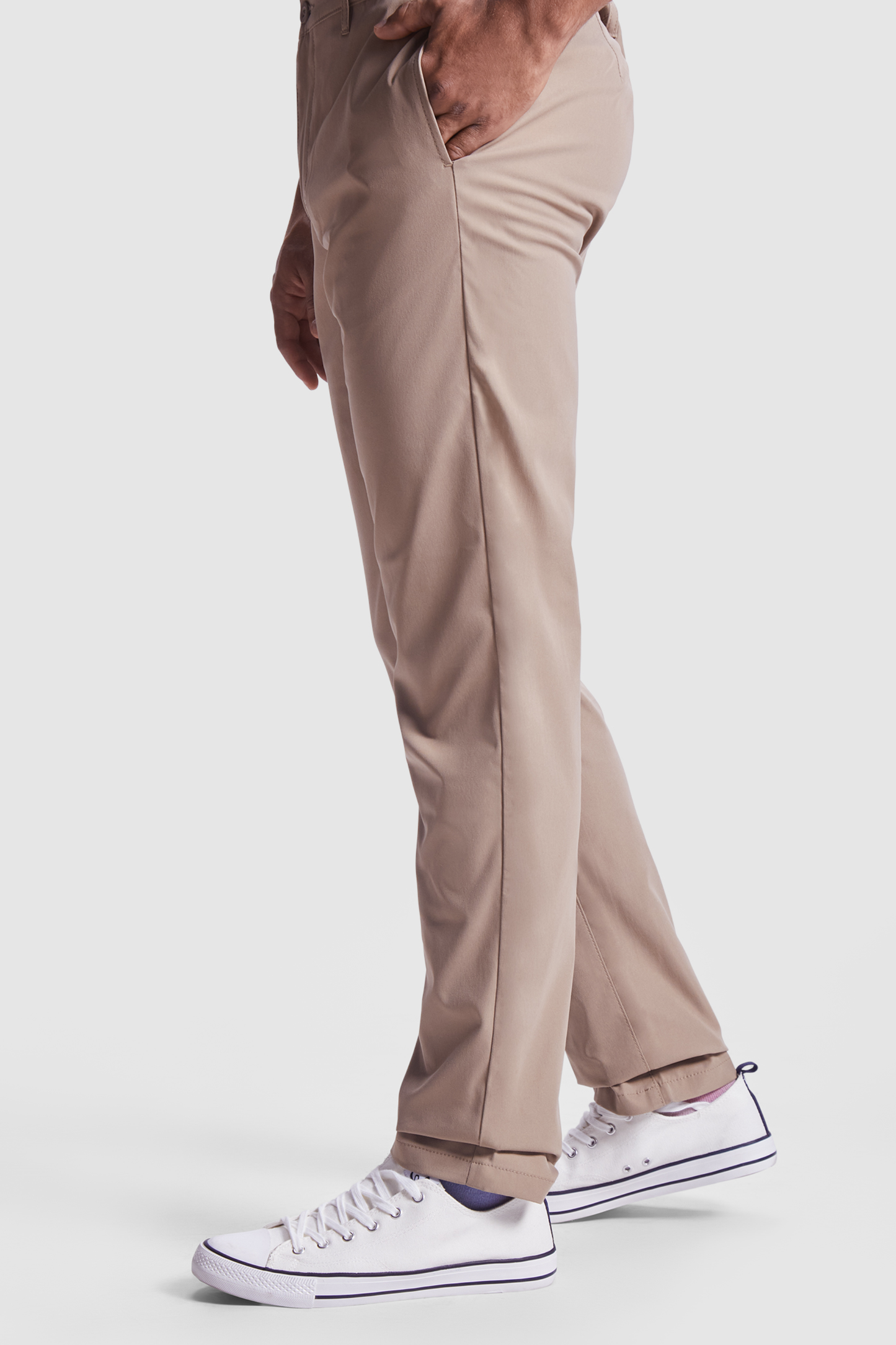 Pantaloni chino negri barbat bumbac/eme 200g Beverly