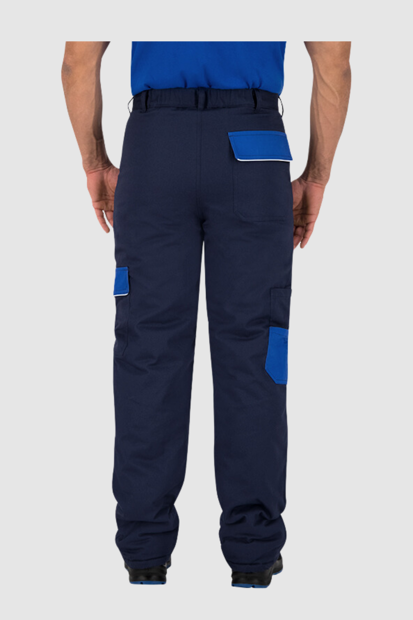 Pantaloni iarna bumbac impermeabili bleumarin Zeus