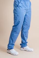 Pantaloni Bleu Unisex Poplin 165g Mihnea