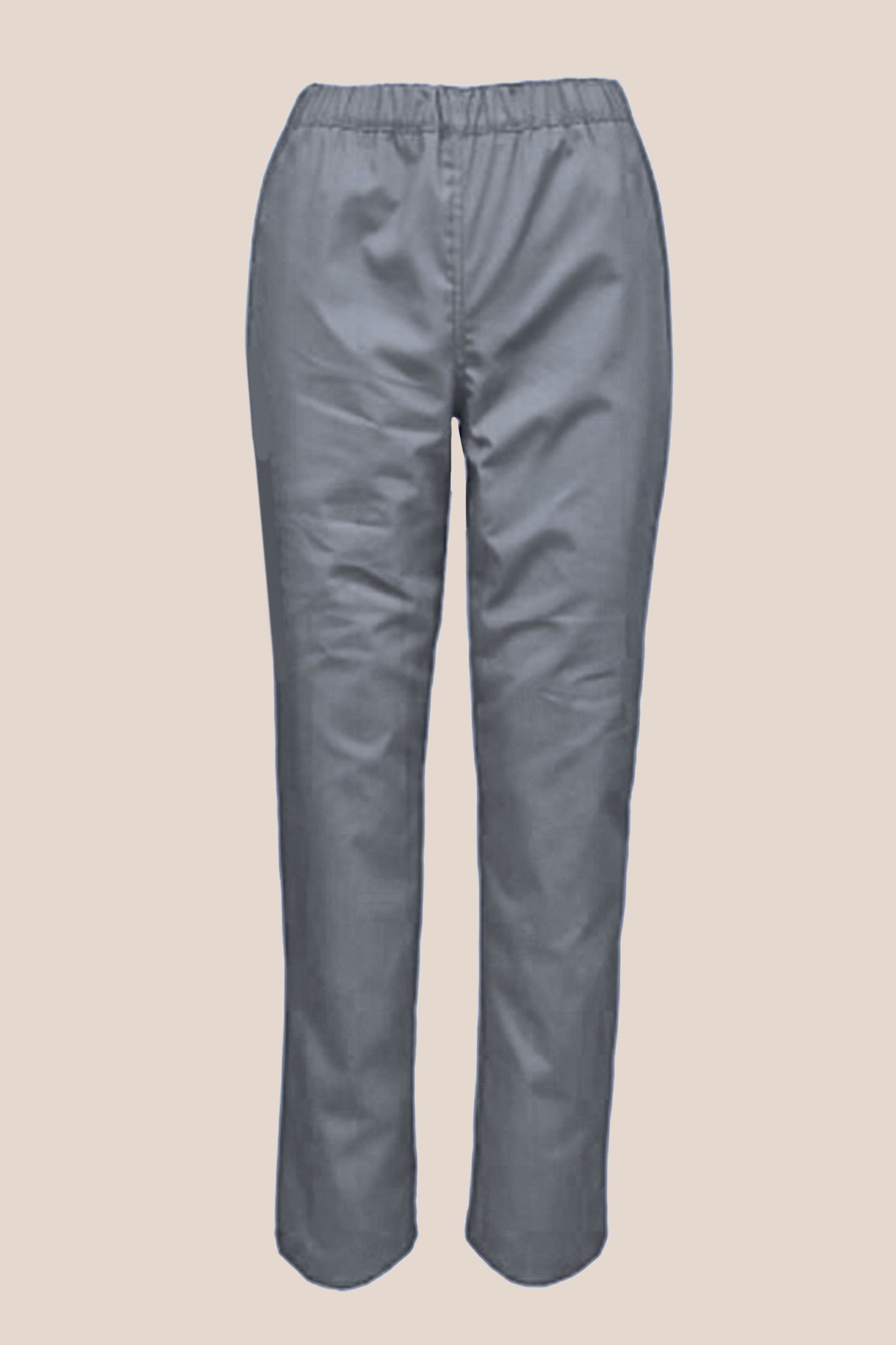 Pantaloni gri unisex poplin elastan 165g Eric