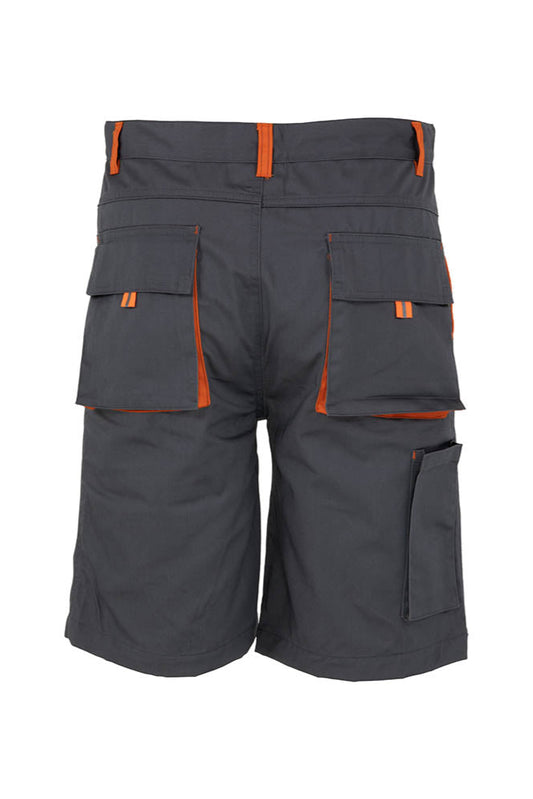 Pantaloni scurti de protectie Samoa Renania gri/portocaliu (4B13)(90854)