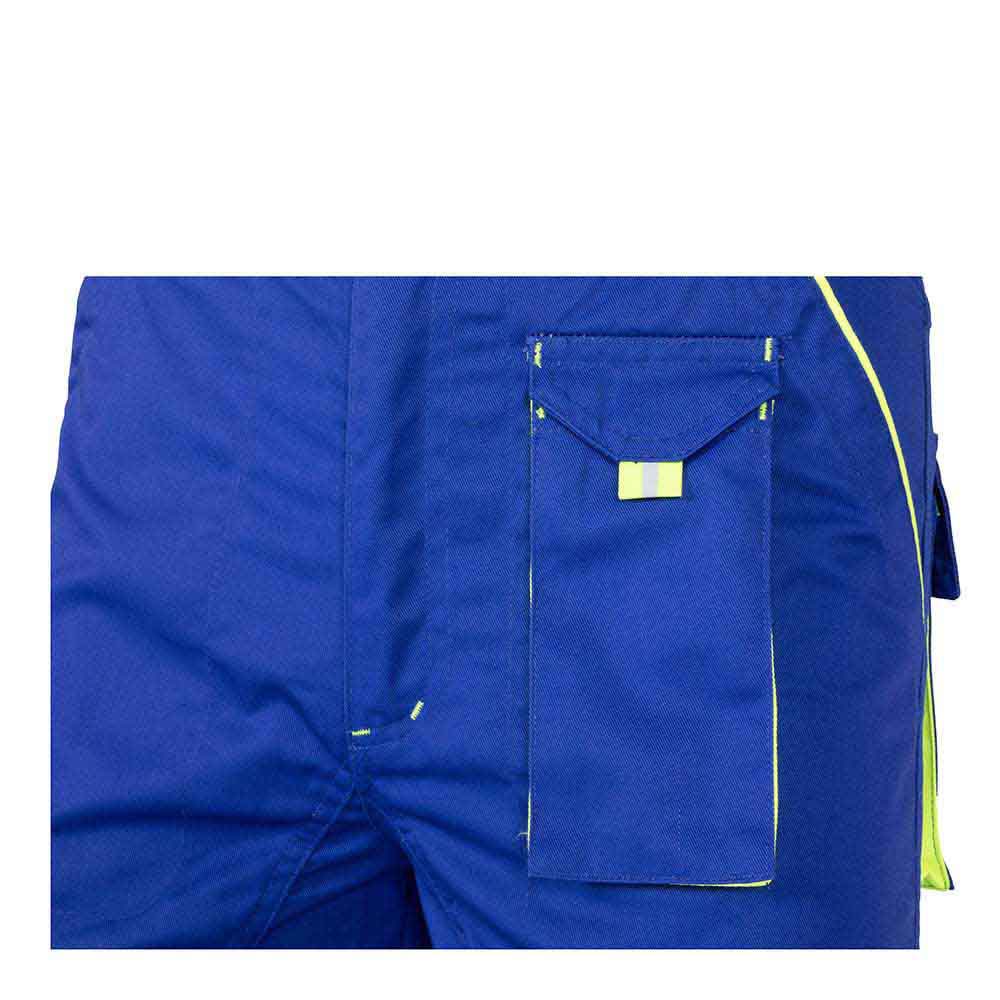 Pantaloni standard protectie Tonga Renania albastru royal/galben (4B17)(90862)