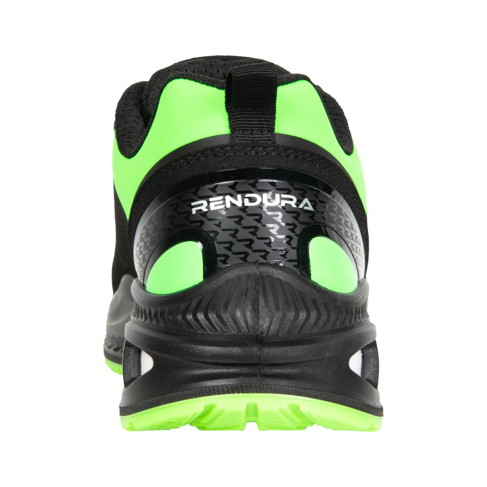 Pantofi protectie S3S/SR/FO/ESD unisex negru/verde microfibra Viper (32A8)