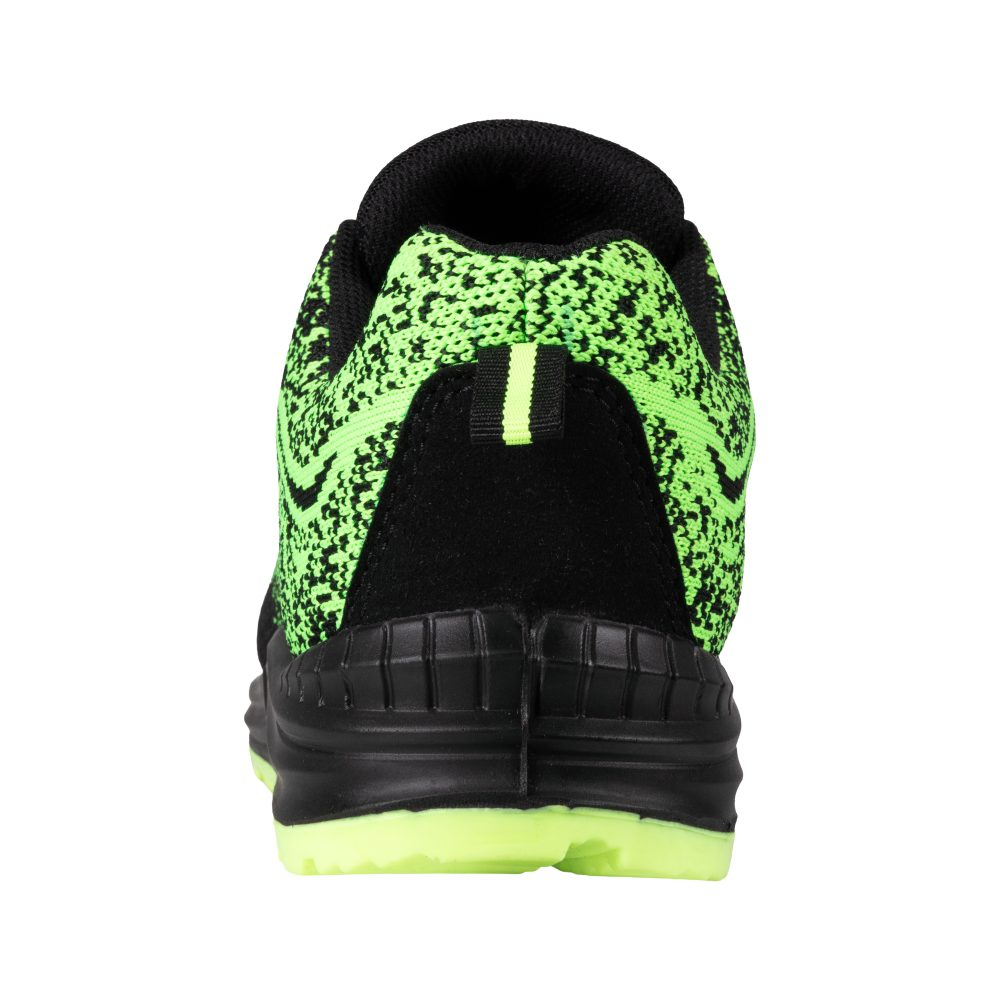 Pantofi protectie S1PS/SR/FO/ESD negru/verde New Iqon (26A7)