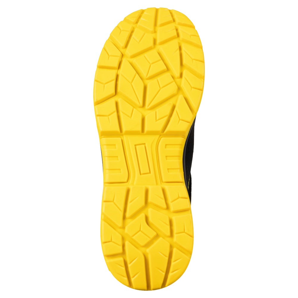 Pantofi protectie S3S/SR/FO/ESD unisex negru/galben piele velur Ultralight (29A6)