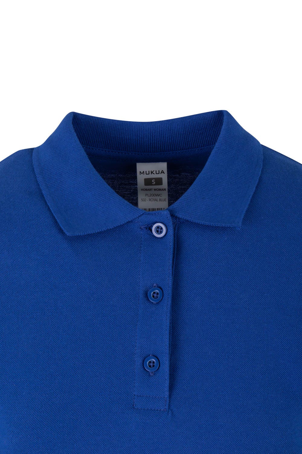 Tricou polo bumbac 200g dama maneca lunga Albastru royal VPL200WC