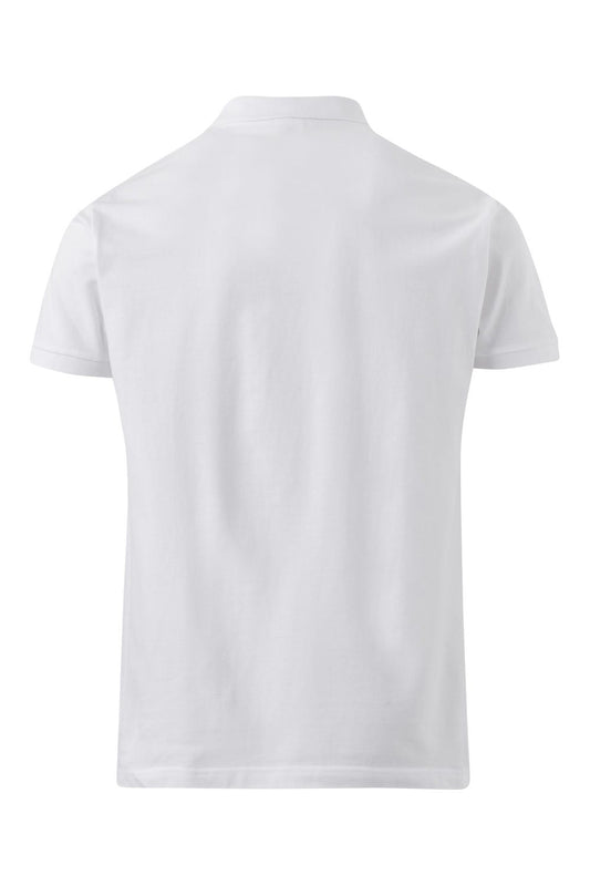 Tricou polo bumbac 210g maneca scurta alb Mackay