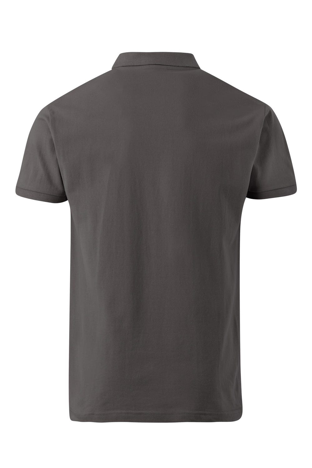 Tricou polo bumbac 210g maneca scurta gri inchis Mackay
