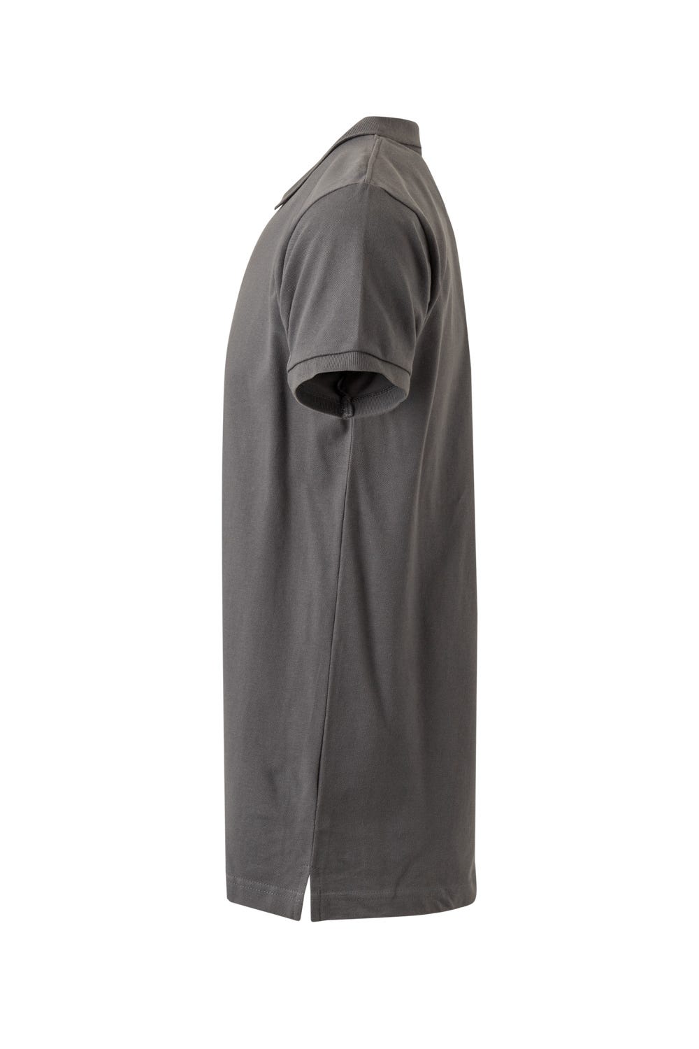 Tricou polo bumbac 210g maneca scurta gri inchis Mackay