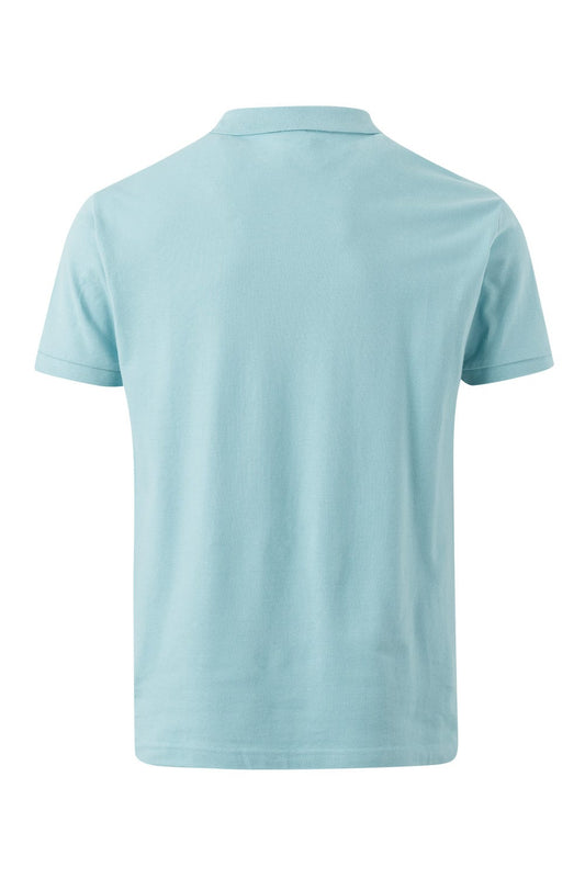 Tricou polo bumbac 210g maneca scurta albastru celest Mackay