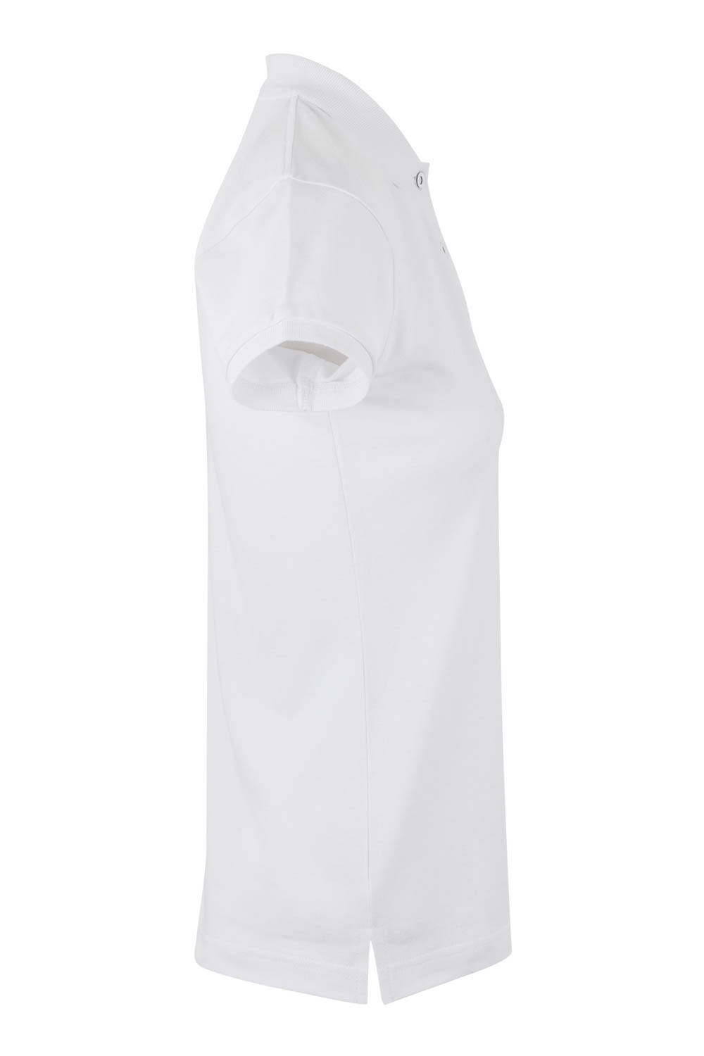 Tricou polo bumbac 210g dama maneca scurta alb Mackay Woman