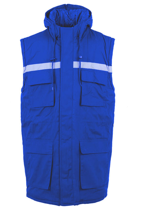 Scurta iarna maneci detasabile Prag albastru royal (2B73)(9061)