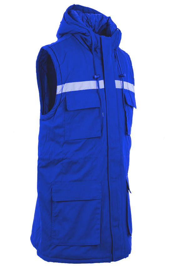 Scurta iarna maneci detasabile Prag albastru royal (2B73)(9061)