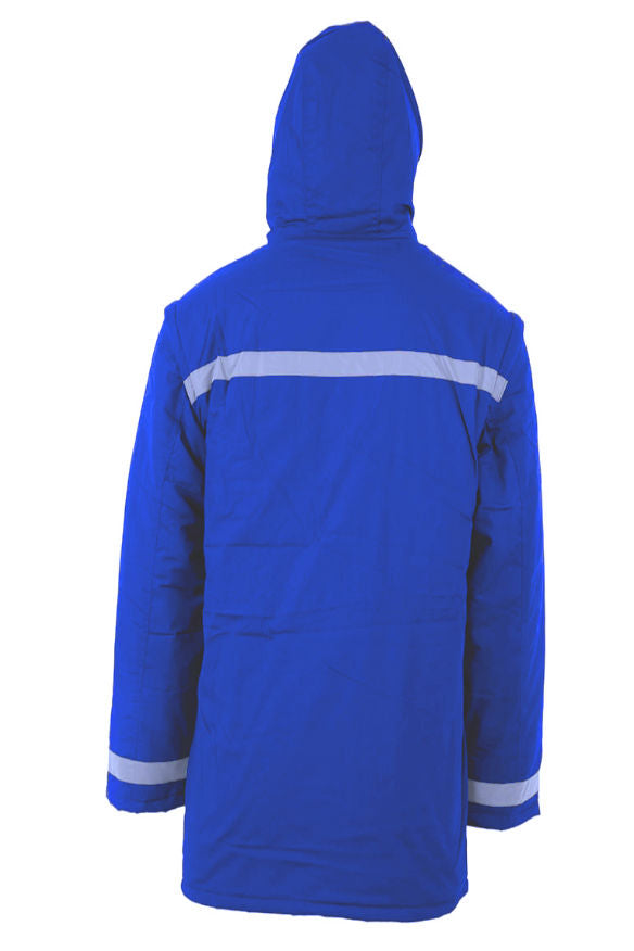 Scurta iarna maneci detasabile Prag albastru royal (2B73)(9061)