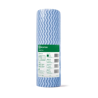 Rola lavete vascoza/poliester 40g/mp 39x32cm albastre 25buc Fala