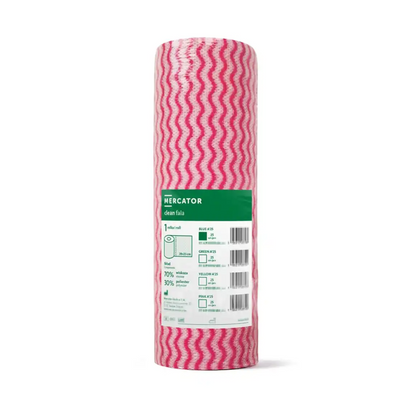 Rola lavete vascoza/poliester 40g/mp 39x32cm roz 25buc Fala