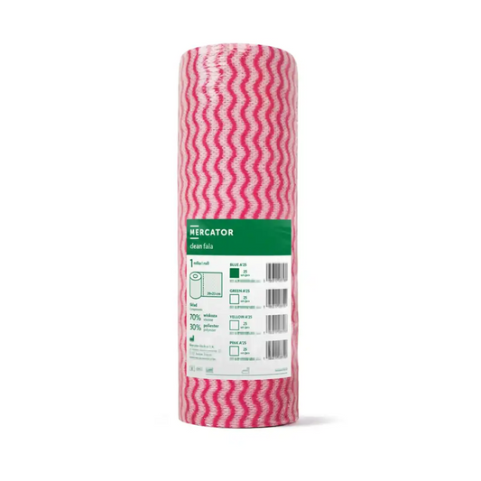 Rola lavete vascoza/poliester 40g/mp 39x32cm roz 25buc Fala