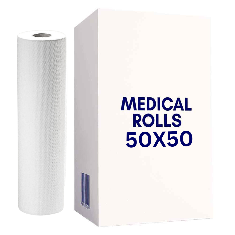 Rola cearceaf hartie premium alba 50cmX50M