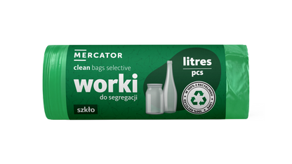 Saci menajeri colectare selectiva verzi 30micr. 120L 10buc