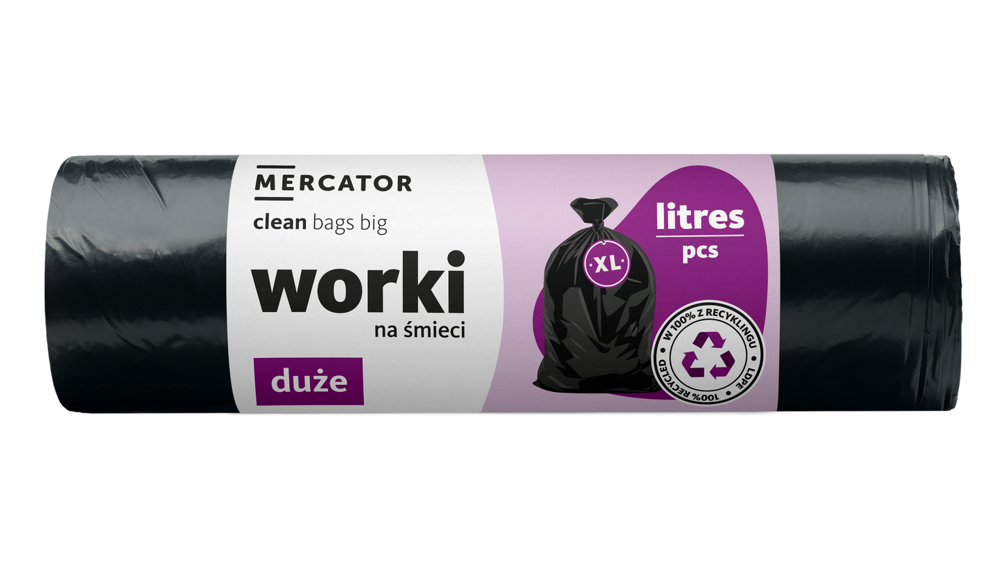 Saci menajeri pentru pubela mare negri 22micr. 240L 10buc