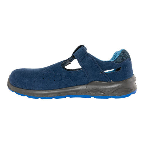 Sandale de protectie S1 ESD unisex piele-velur New Azure