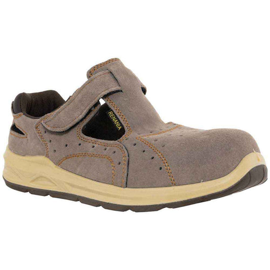 Sandale de protectie S1P piele velur maro New Cairo