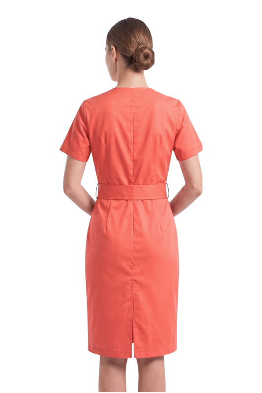 Sarafan medical poplin 165gr piersica Aurora