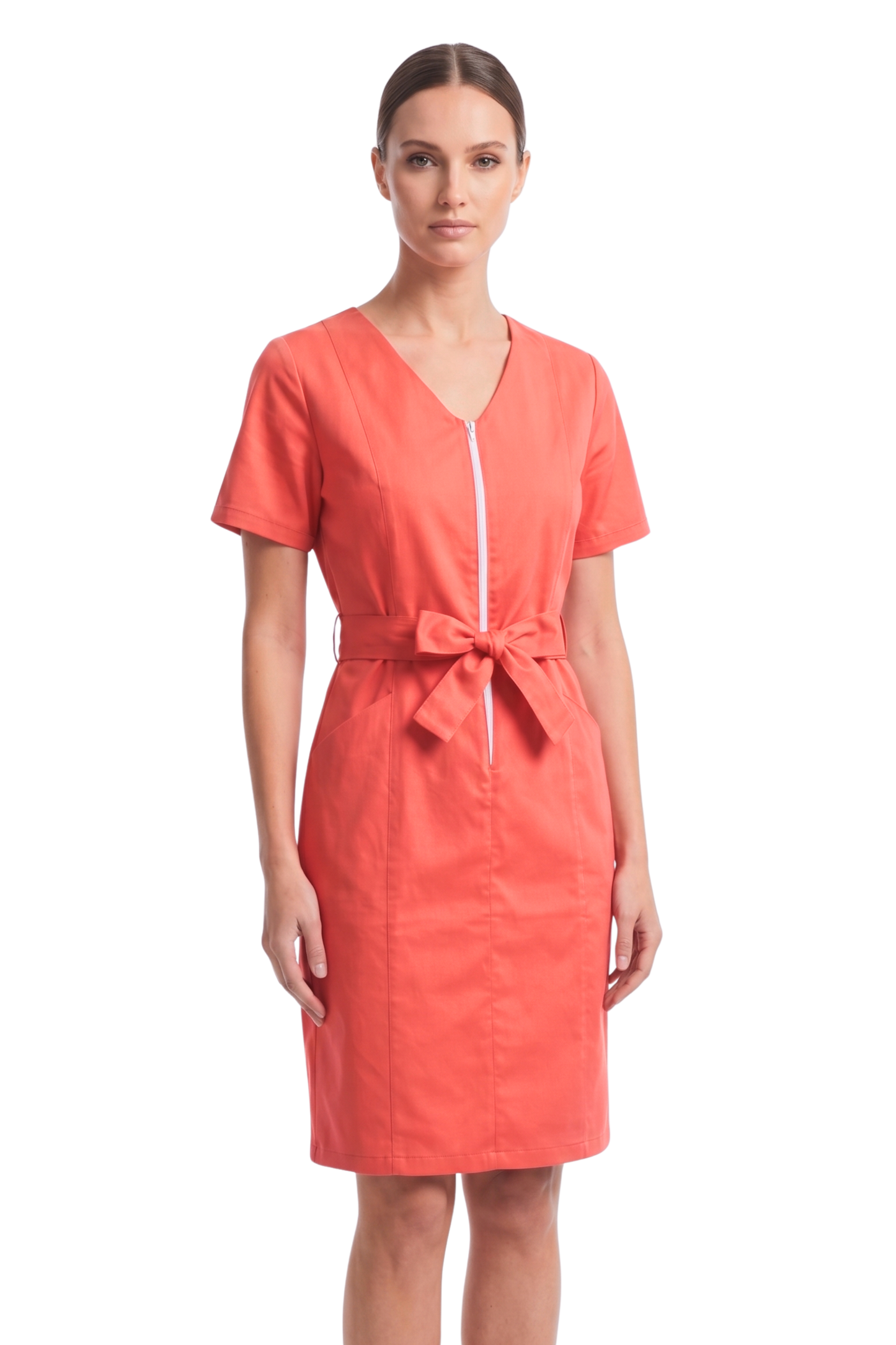 Sarafan medical poplin 165gr piersica Aurora