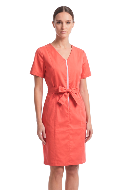 Sarafan medical poplin 165gr piersica Aurora