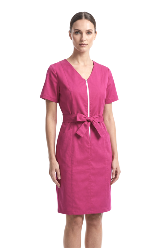 Sarafan medical poplin 165gr roz Aurora