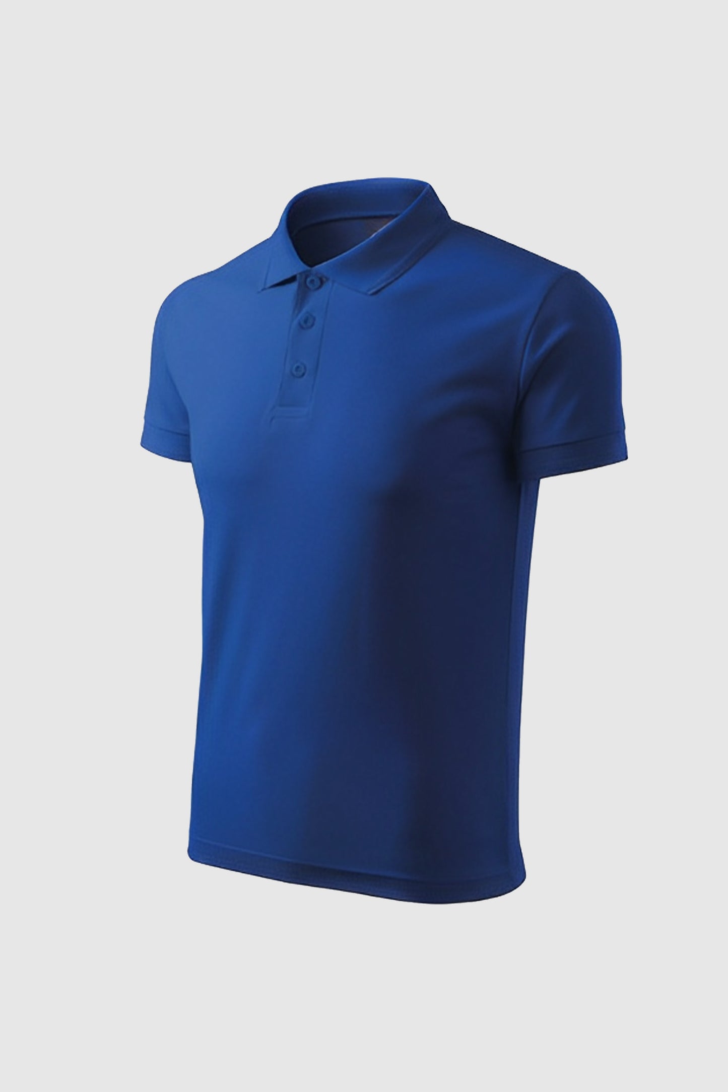 Tricou polo Albastru Unisex Bumbac 190g Dhanu