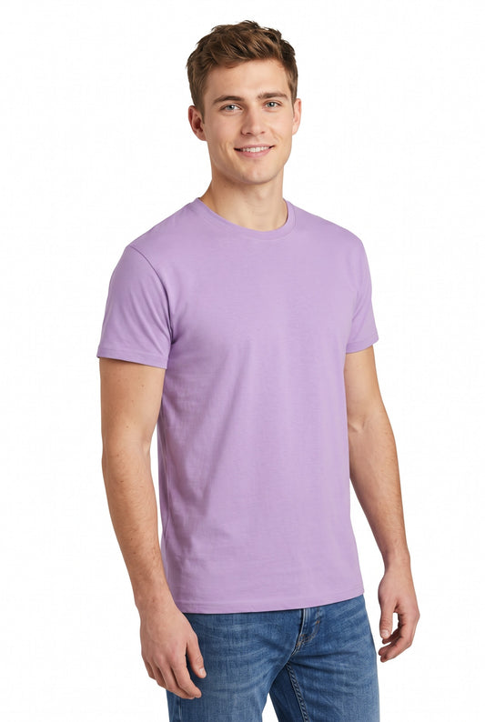 Tricou maneca scurta bumbac 155g lila Melbourne