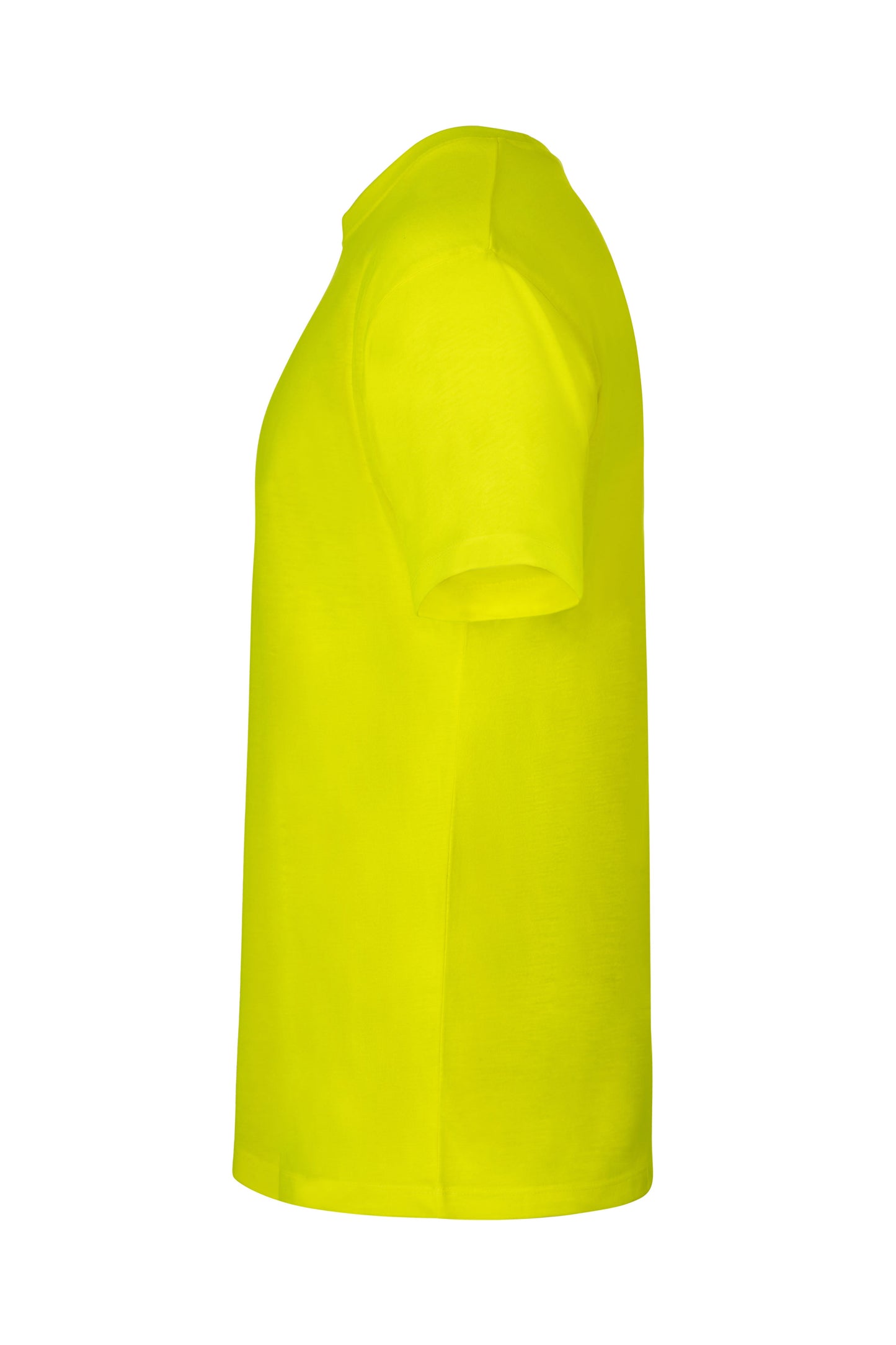 Tricou poliester 150g maneca scurta galben fluo Derby