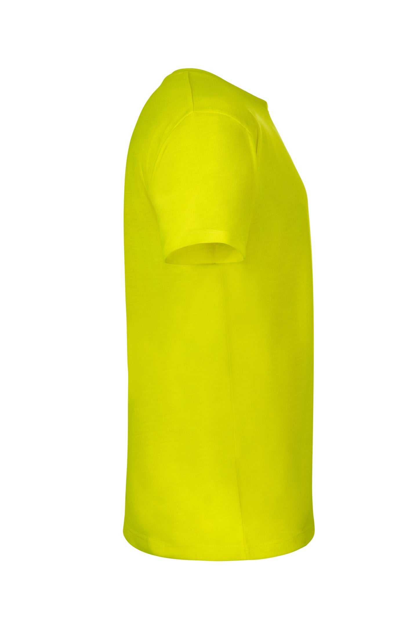 Tricou poliester 150g maneca scurta galben fluo Derby