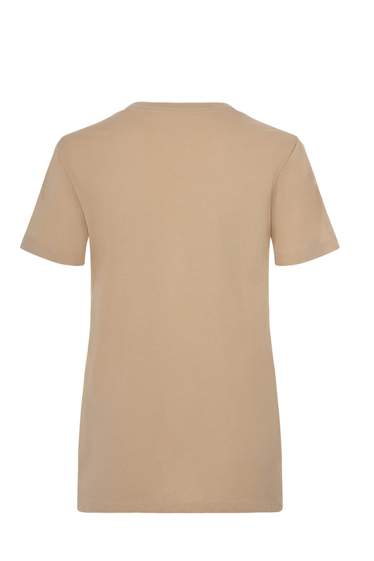 Tricou jersey tubular simplu 155g dama maneca scurta Nisipiu Melbourne Woman