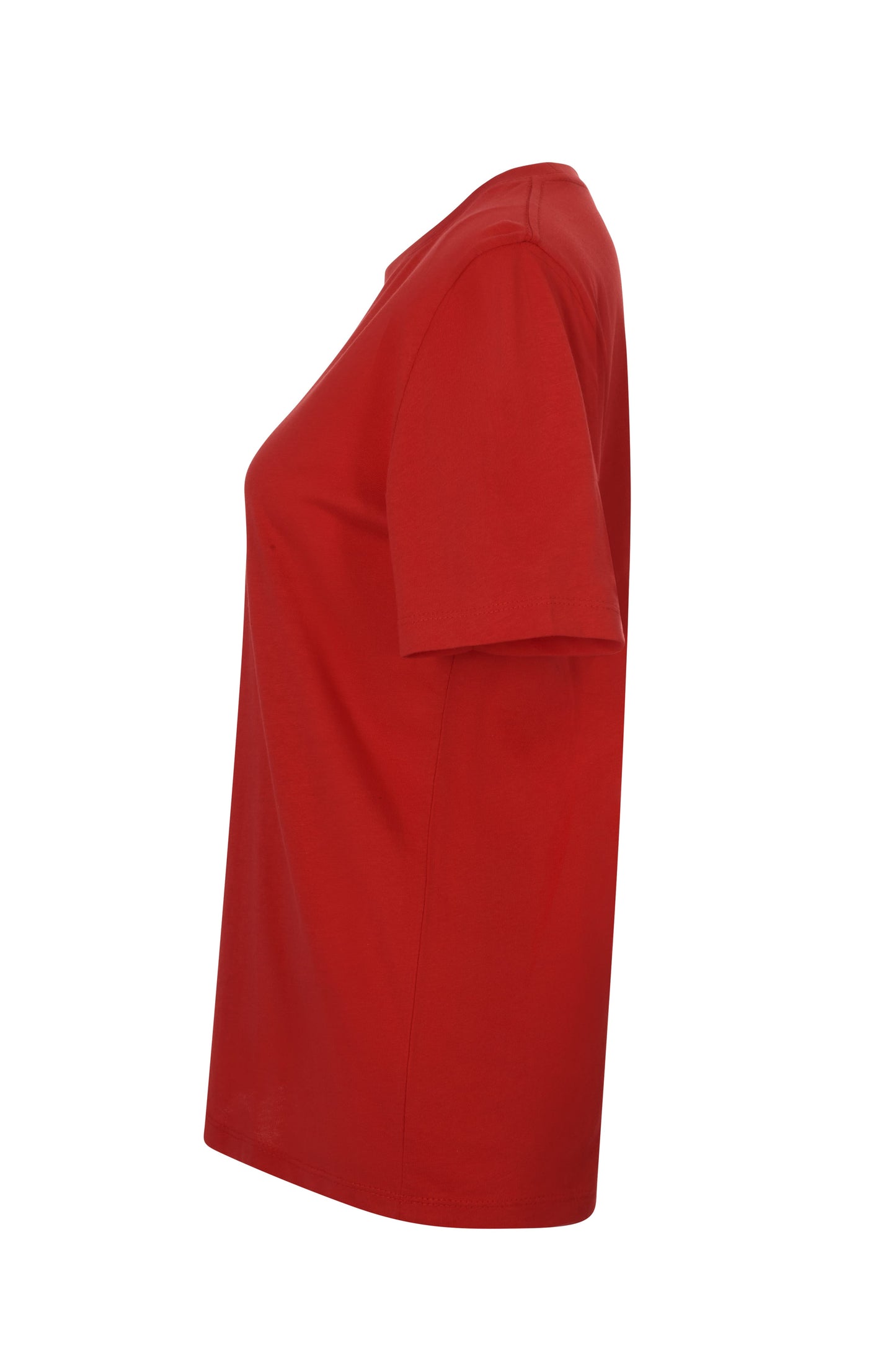 Tricou jersey tubular simplu 155g dama maneca scurta rosu Melbourne Woman