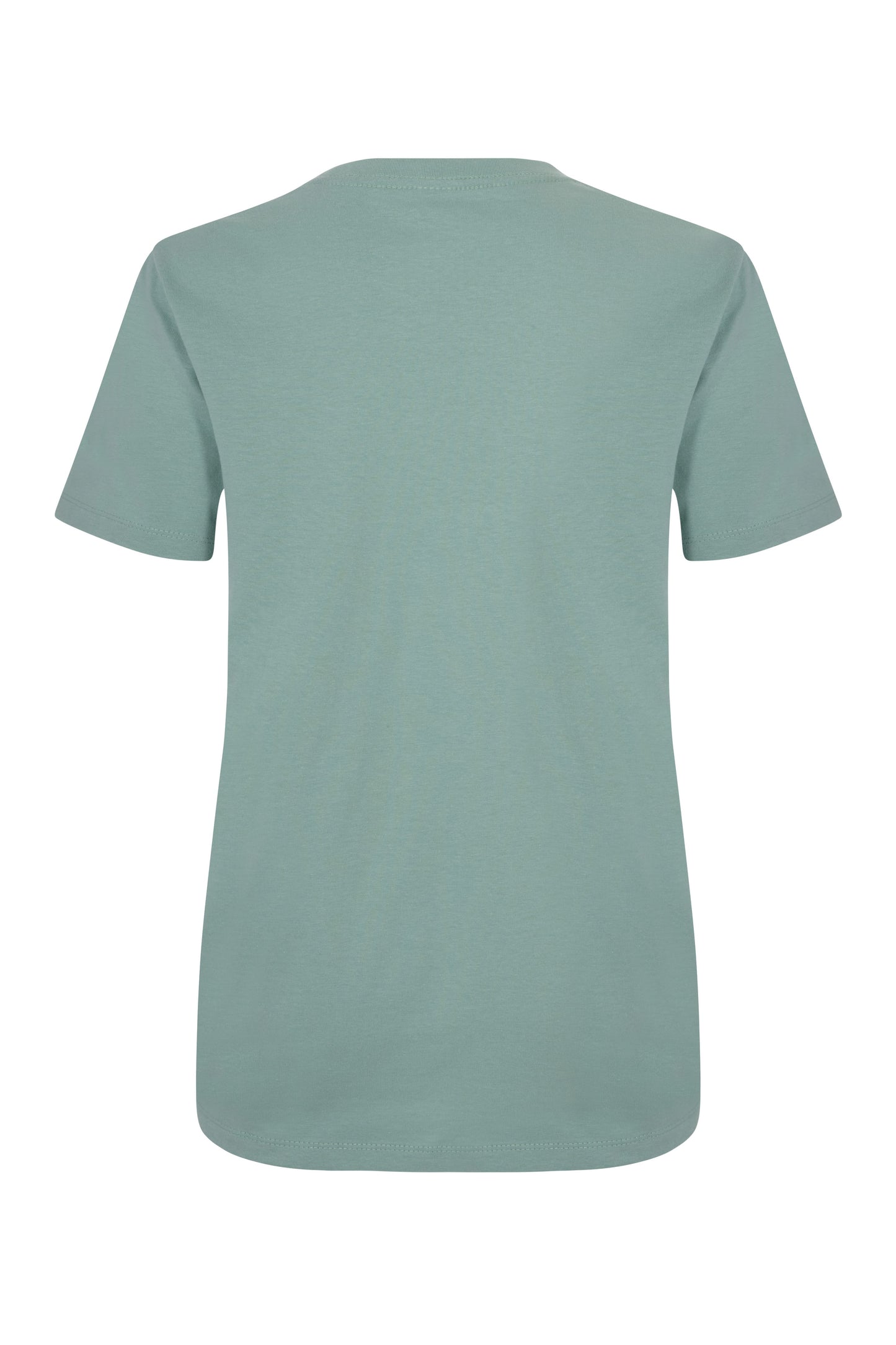 Tricou jersey tubular simplu 155g dama maneca scurta verde sage Melbourne Woman