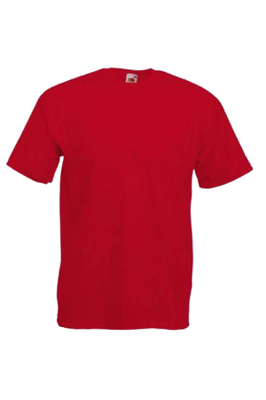 Tricou rosu unisex bumbac 160g Valueweight