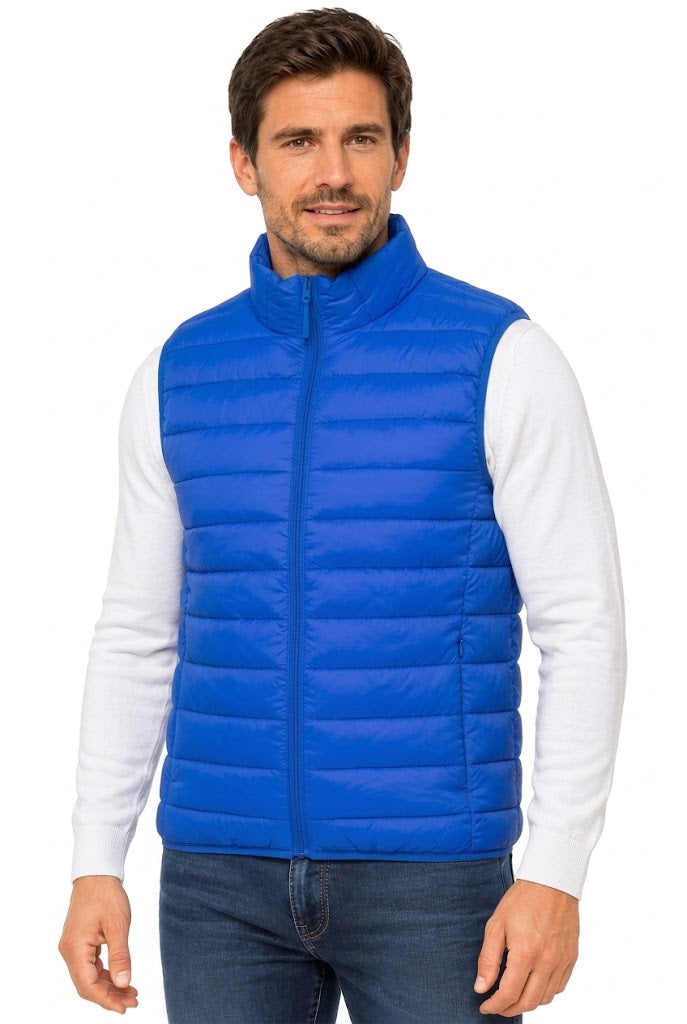 Vesta matlasata albastra unisex din fas CarryLite