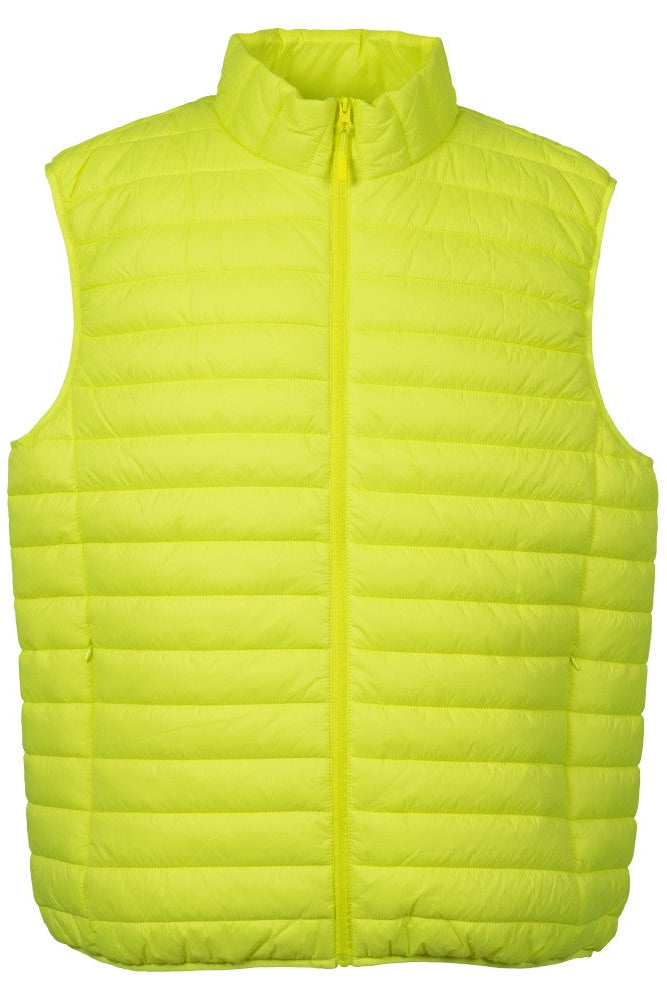 Vesta matlasata galben fluo unisex din fas CarryLite