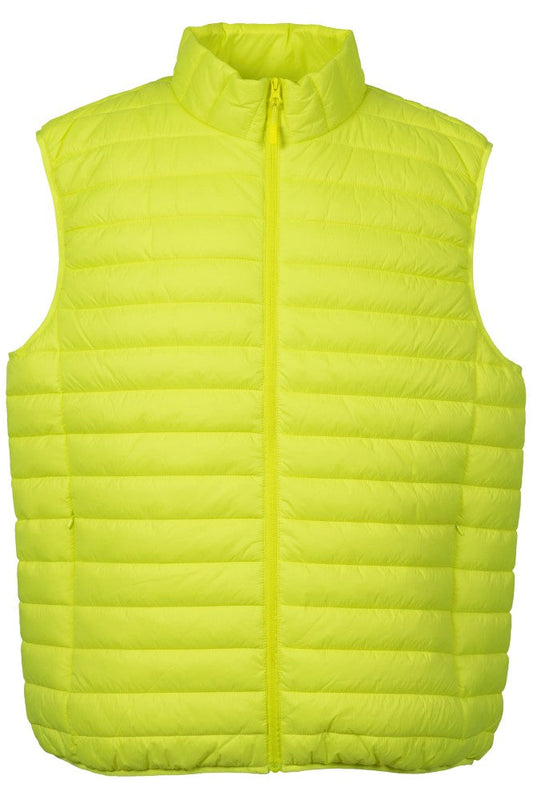 Vesta matlasata galben fluo unisex din fas CarryLite