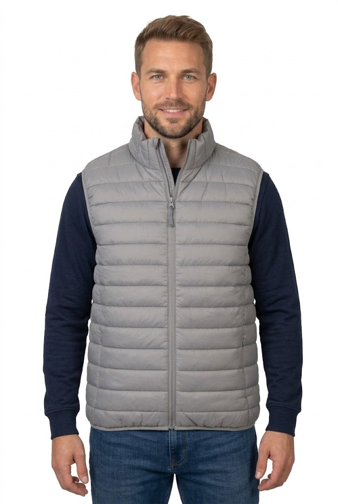 Vesta matlasata gri unisex din fas CarryLite