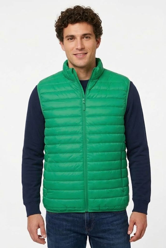 Vesta matlasata verde unisex din fas CarryLite