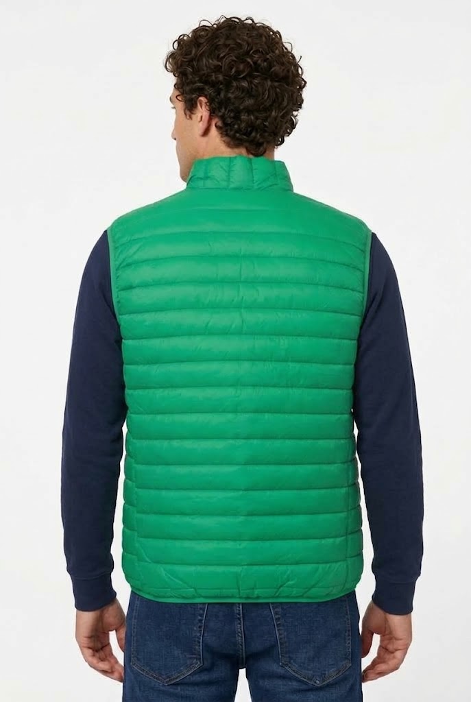 Vesta matlasata verde unisex din fas CarryLite