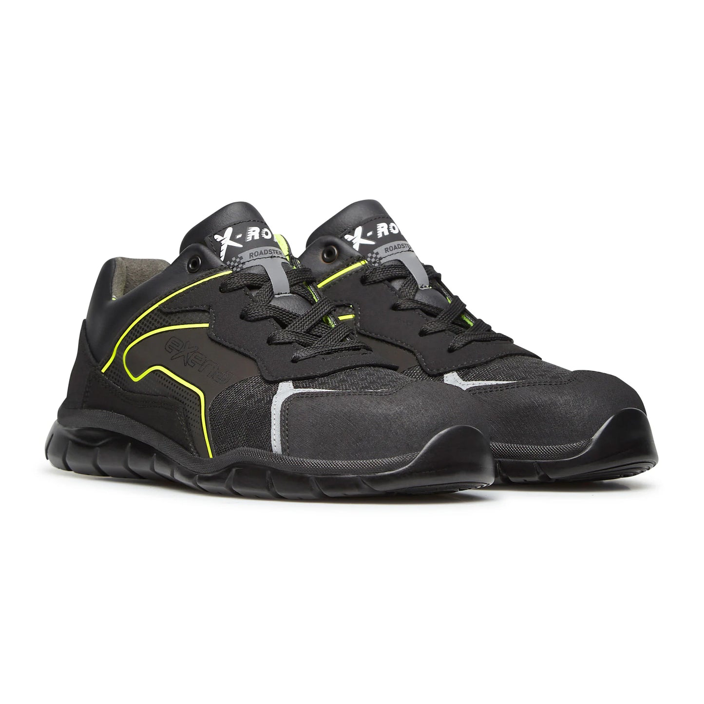 Pantofi microfibra bombeu aluminiu negru S3 SRC Exena Plaza