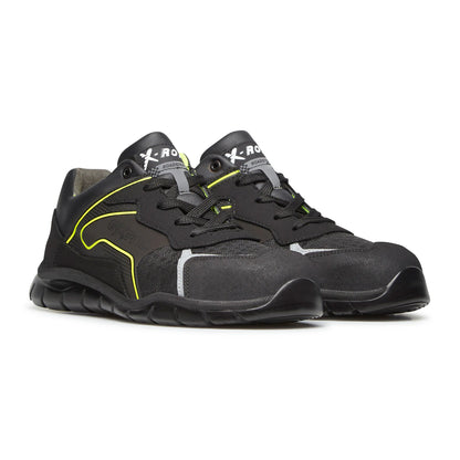 Pantofi microfibra bombeu aluminiu negru S3 SRC Exena Plaza